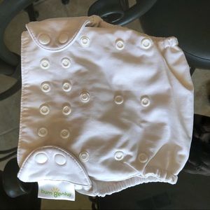 White Bum Genius Pocket Diaper
